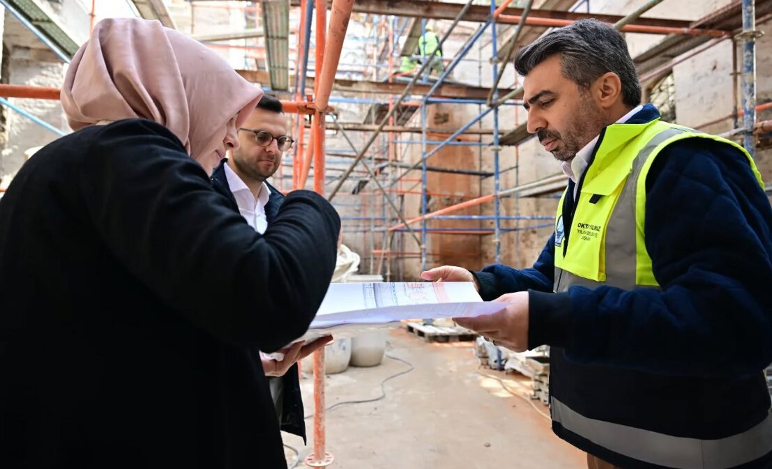 Bursa’ya yeni sanat merkezi! Tarihi yapının dönüşümünde sona doğru…