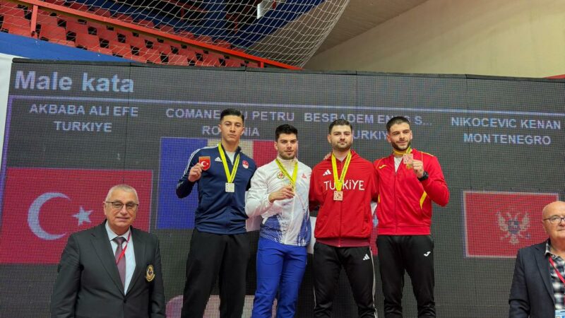 Bursalı sporcudan uluslararası başarı Bursa Büyükşehir Belediyesporlu Enes Sad Beşbadem, 28. Balkan Büyükler ve