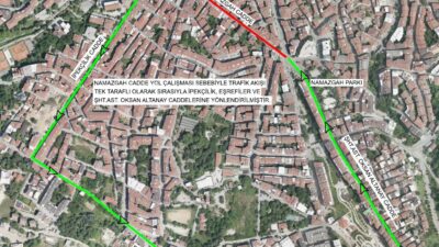 Bursa’nın bu bölgesinde trafik düzenlemesi