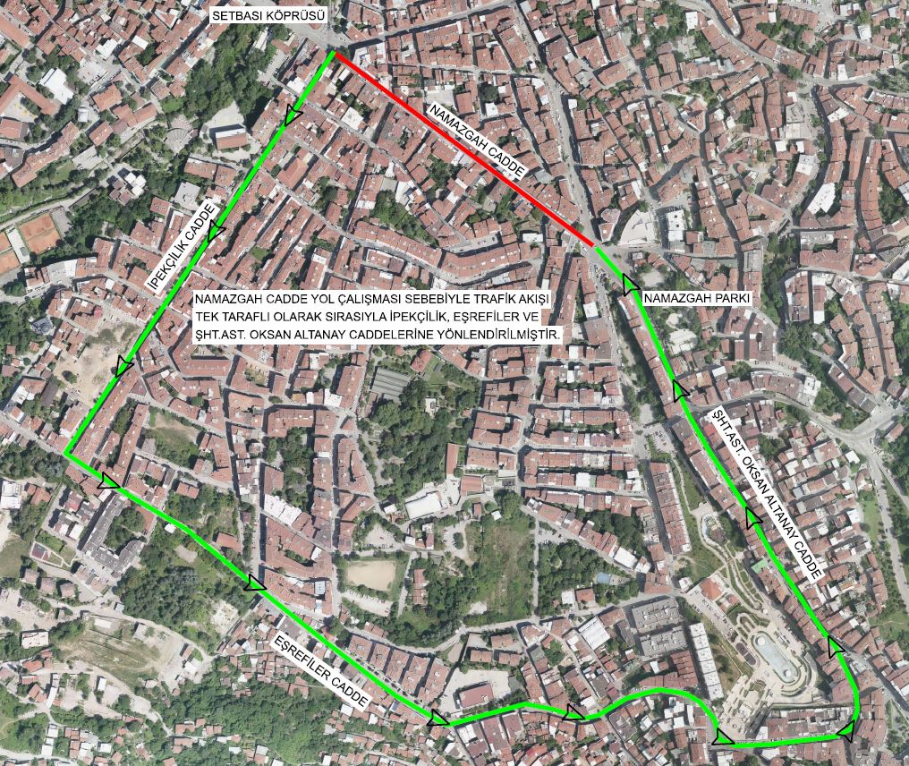 Bursa’nın bu bölgesinde trafik düzenlemesi