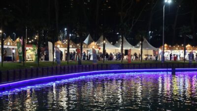 Bursa’daki bu meydan ışıl ışıl