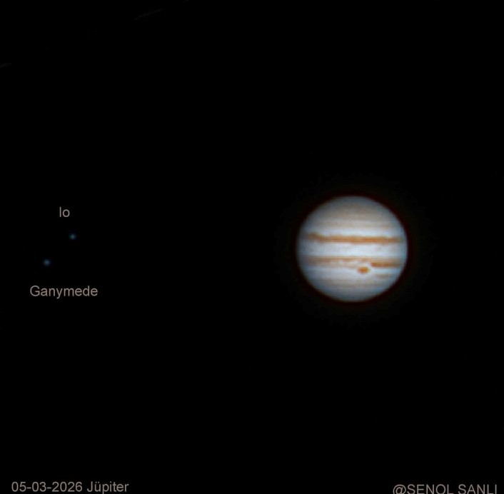 Bursa’nın Atıcılar mahallesinden ‘Jüpiter’in fotoğrafını çektiler