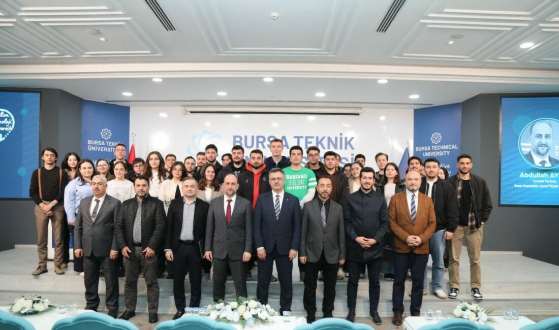 BTÜ Konuşmaları’nın konuğu olan TurkishTechnic İnsan Kaynakları Genel Müdür Yardımcısı