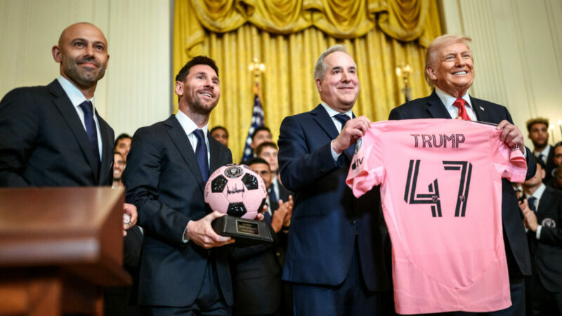 ABD Başkanı Donald Trump, Lionel Messi'yi Beyaz Saray’da ağırladı. Inter