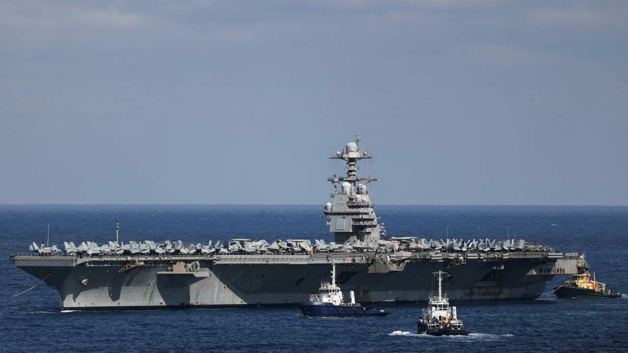 ABD’nin en büyük uçak gemisi ‘USS Gerald R. Ford’ Kızıldeniz’de