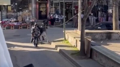 Bursa’da esnaf kavgası! O anlar kamerada