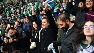 Başkan Aydın çocuklarla Bursaspor coşkusunu paylaştı