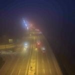 Bursa-Mudanya yolunda yoğun sis! Görüş mesafesi düştü