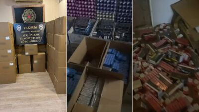Bursa’da şok baskın! Binlerce ele geçirildi