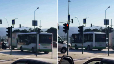 Bursa’da akıl almaz görüntü! Ters şeride girdi