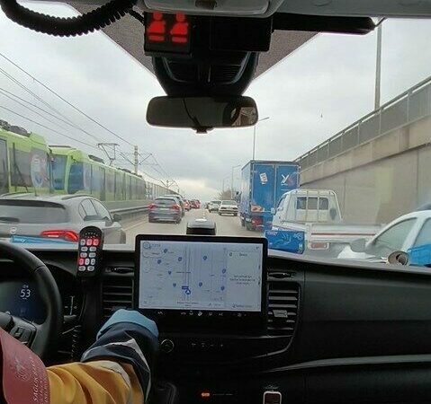 Bursa trafiğinde örnek fermuar sistemi