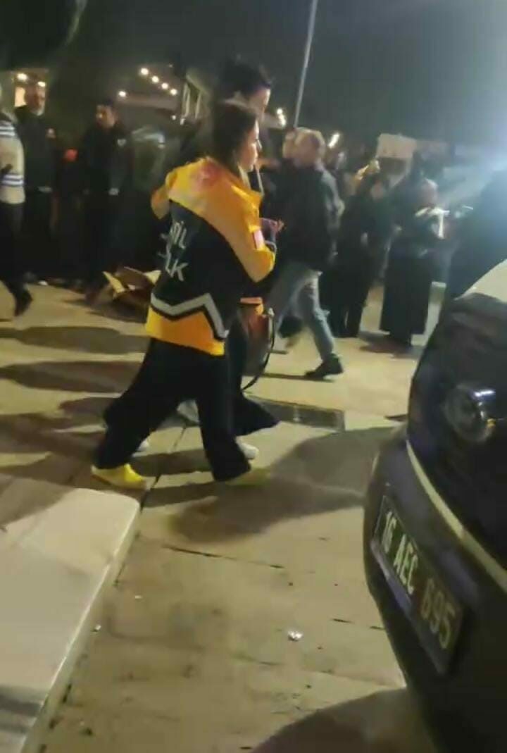 Bursa Ulu Camii’nde korku dolu anlar