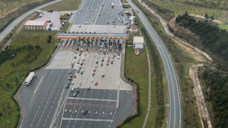 Bursa’da bayram trafiğine helikopterli denetim