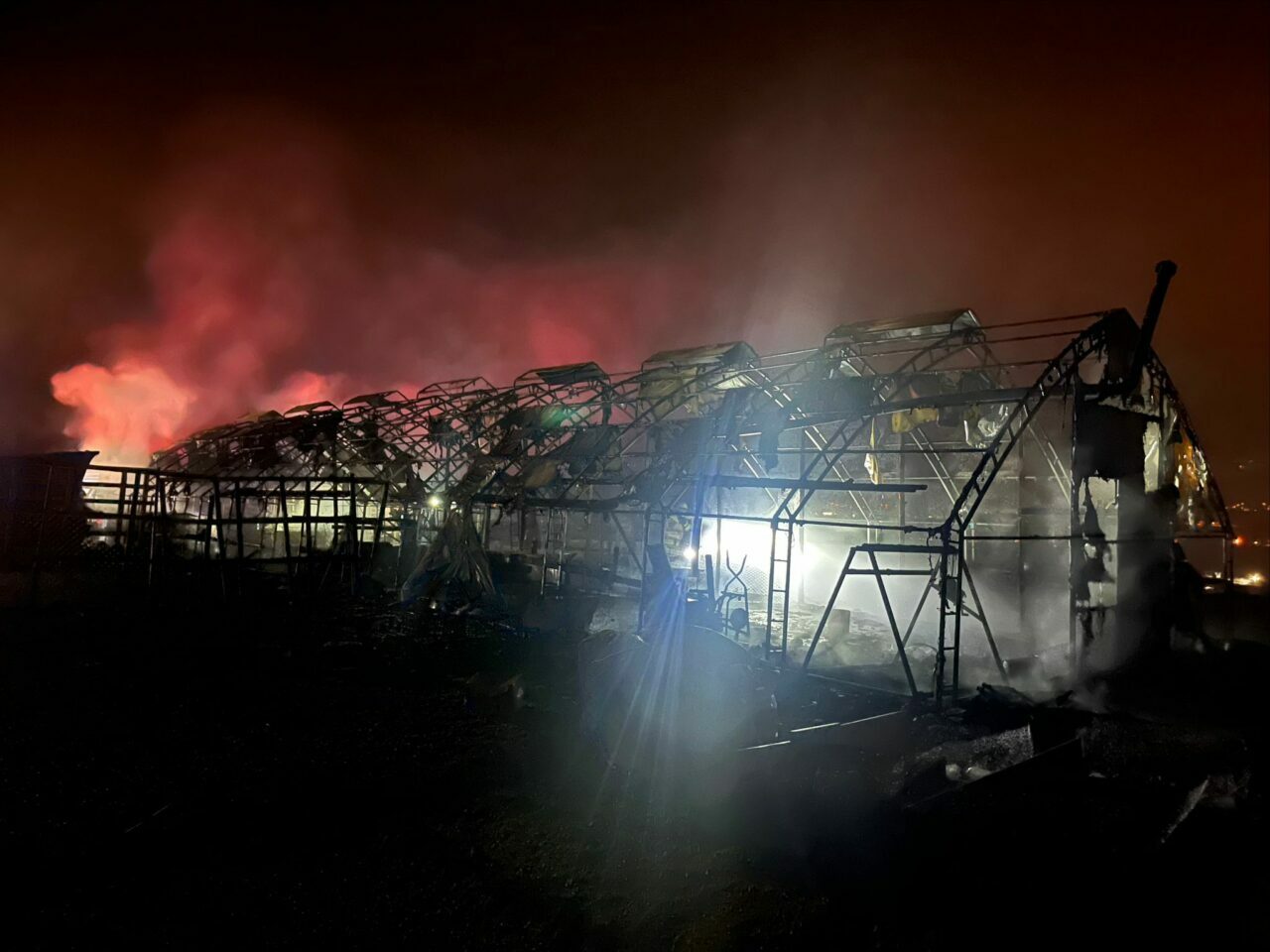 Bursa’da çiftlik yangını! Çok sayıda kanatlı hayvan telef oldu