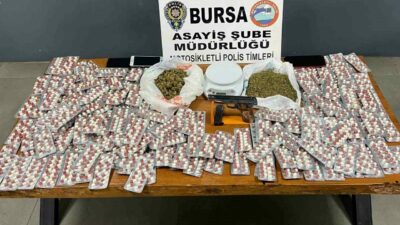 Bursa’da ‘dur’ ihtarına uymadı, evinden bakın neler çıktı…