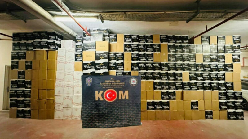 Bursa’da ele geçirildi! 6 milyon adet… Bursa’da ele geçirildi! 6 milyon adet…