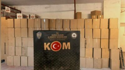 Bursa’da kaçakçılık operasyonu: 3 milyon adet…