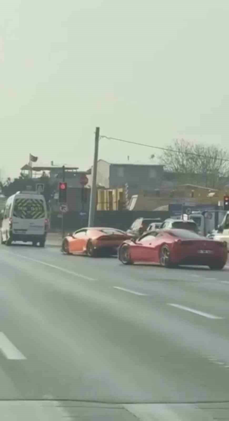 Bursa’da Lamborghini ve Ferrari sürücülerine ceza yağdı