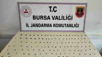 Bursa’nın Mudanya ilçesinde tarihi eser kaçakçılığına yönelik düzenlenen operasyonda 137