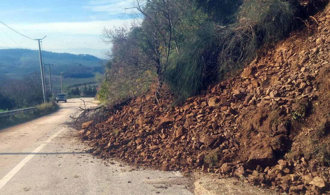 Bursa’da toprak kayması Bursa'nın Mudanya ilçesinde etkili olan yağışın ardından toprak kayması yaşandı.