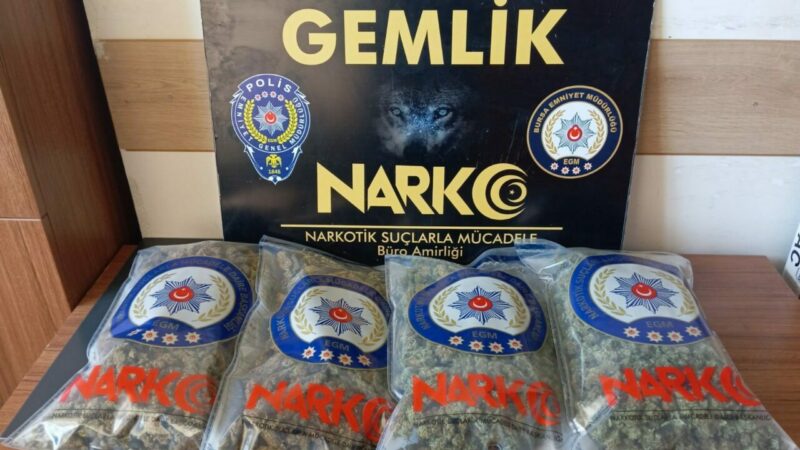 Bursa'nın Gemlik ilçesinde düzenlenen uyuşturucu operasyonlarında gözaltına alınan 3 şüpheli