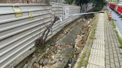 Bursa’da o yol çöktü! Kentsel dönüşüm yapılıyordu…