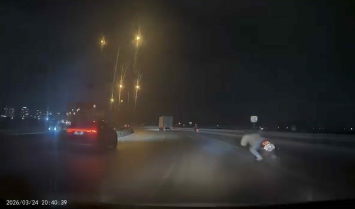 Bursa’daki kaza kamerada: Yola böyle savruldu