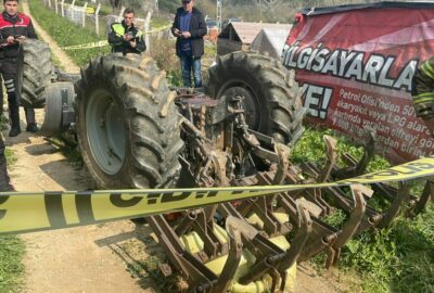 Bursa’da traktör devrildi: 1 ölü