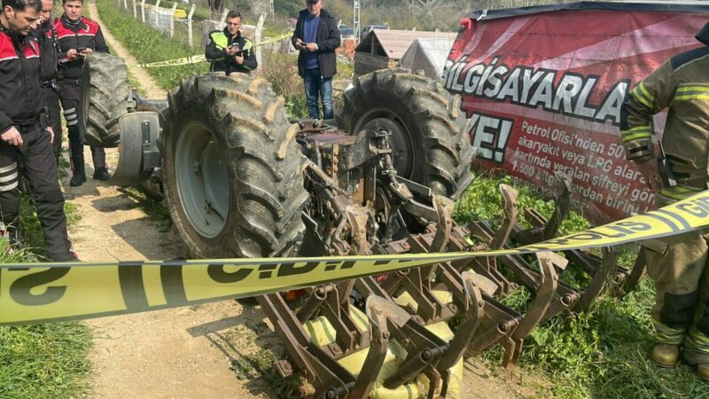 Bursa’da traktör devrildi: 1 ölü