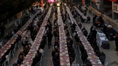 Bursa Nilüfer’de 2500 kişilik iftar sofrası