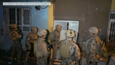 Daltonlar suç örgütüne dev operasyon; 358 şüpheli gözaltında