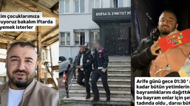 Sosyal medyada ‘Bursa Abisi’ adıyla faaliyet gösteren F.S.'nin (36), vatandaşları