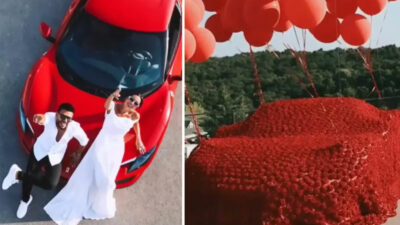 Polatlar’ın meşhur kırmızı ferrarisi satışta