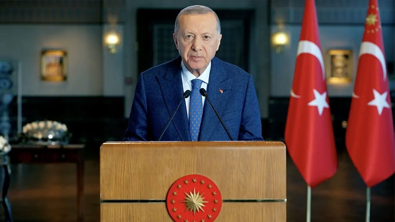 Cumhurbaşkanı Erdoğan: Barış odaklı duruşumuzu sürdürmeye kararlılıkla devam edeceğiz