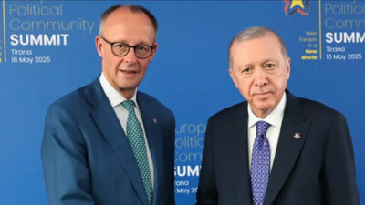 Cumhurbaşkanı Erdoğan, Almanya Başbakanı Merz ile görüştü