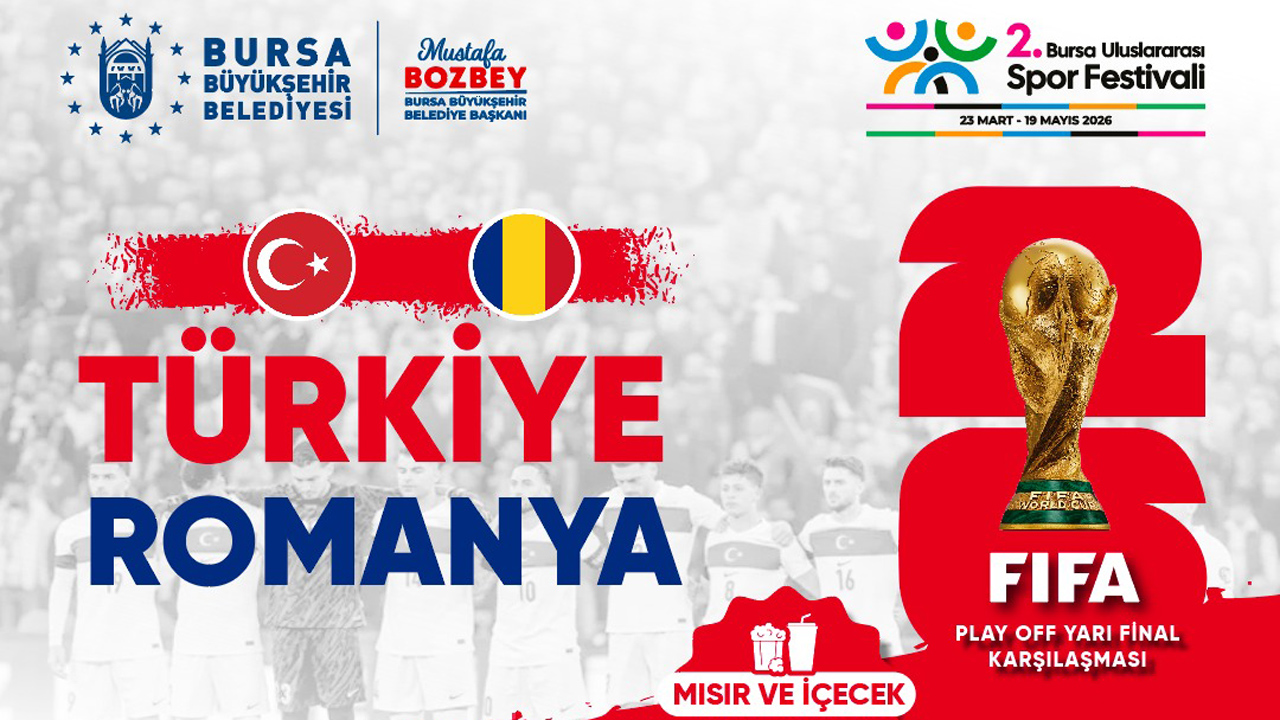 Bursa’da milli maç için bir dev ekran daha kurulacak!