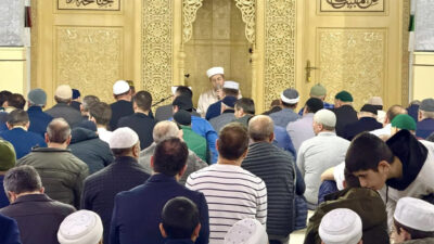 Hafız Musa Delipoyraz, TOKİ Hz. Ali Camisi’nde İnegöllülerle buluştu