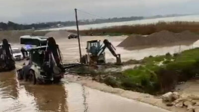 Bursa’nın İznik ilçesinde uzun süredir etkisini sürdüren kuraklığın ardından gelen
