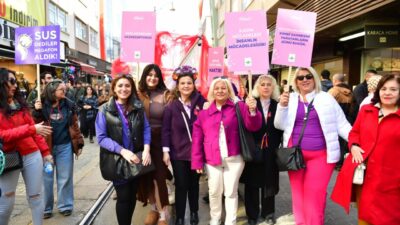 Bursalı kadınlardan özgürlük ve eşitlik yürüyüşü