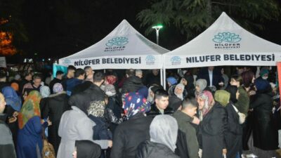 Nilüferliler Kadir Gecesi’nin maneviyatını yaşadı