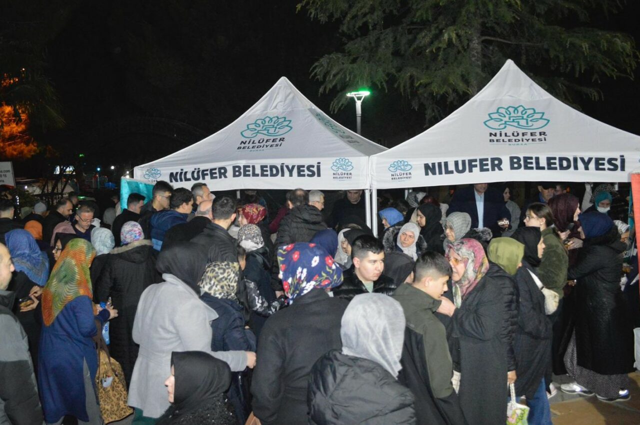 Nilüferliler Kadir Gecesi’nin maneviyatını yaşadı