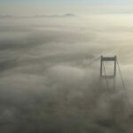 Kartpostallık görüntüler! Megakent sis içinde…