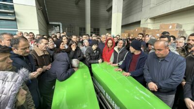 Kazada ölen çift toprağa verildi