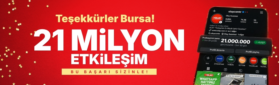 Bursa basınının amiral gemisi OLAY,