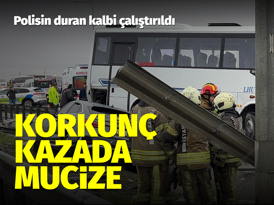 İstanbul'da Kuzey Marmara Otoyolu'nda polisleri