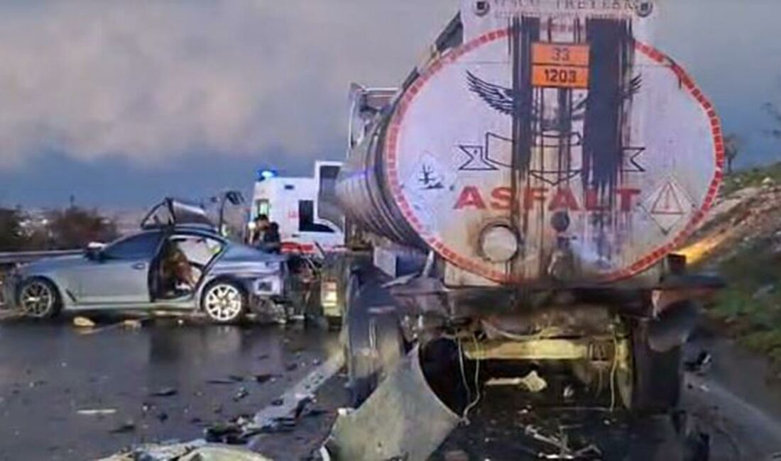 Şanlıurfa'nın Birecik ilçesinde tanker ile otomobil çarpıştı. Yaşanan trafik kazasında
