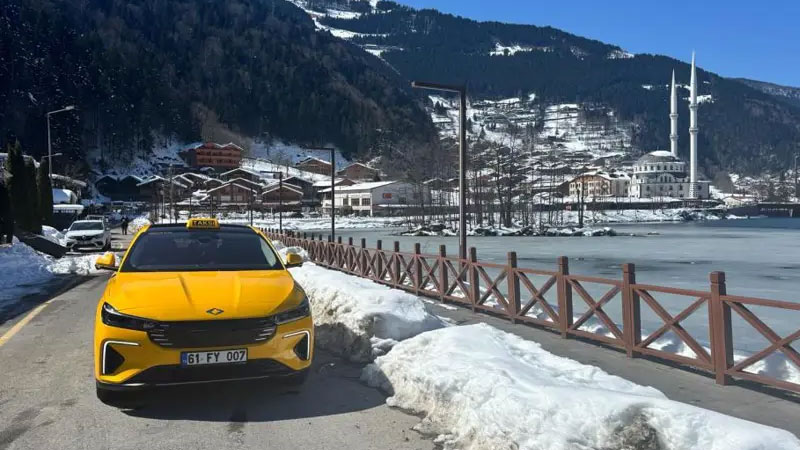 Togg taksi yollarda Togg taksi yollarda