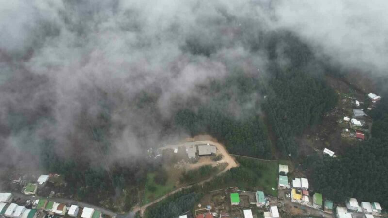 Uludağ’dan inen sis Bursa’yı sardı