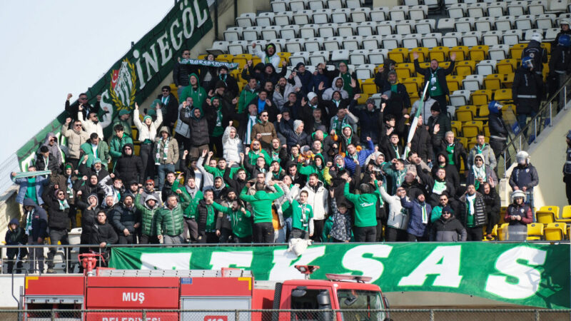 Pazar günü oynanacak Muşspor-Bursaspor maçı için yeşil beyazlı taraftarlara güzel
