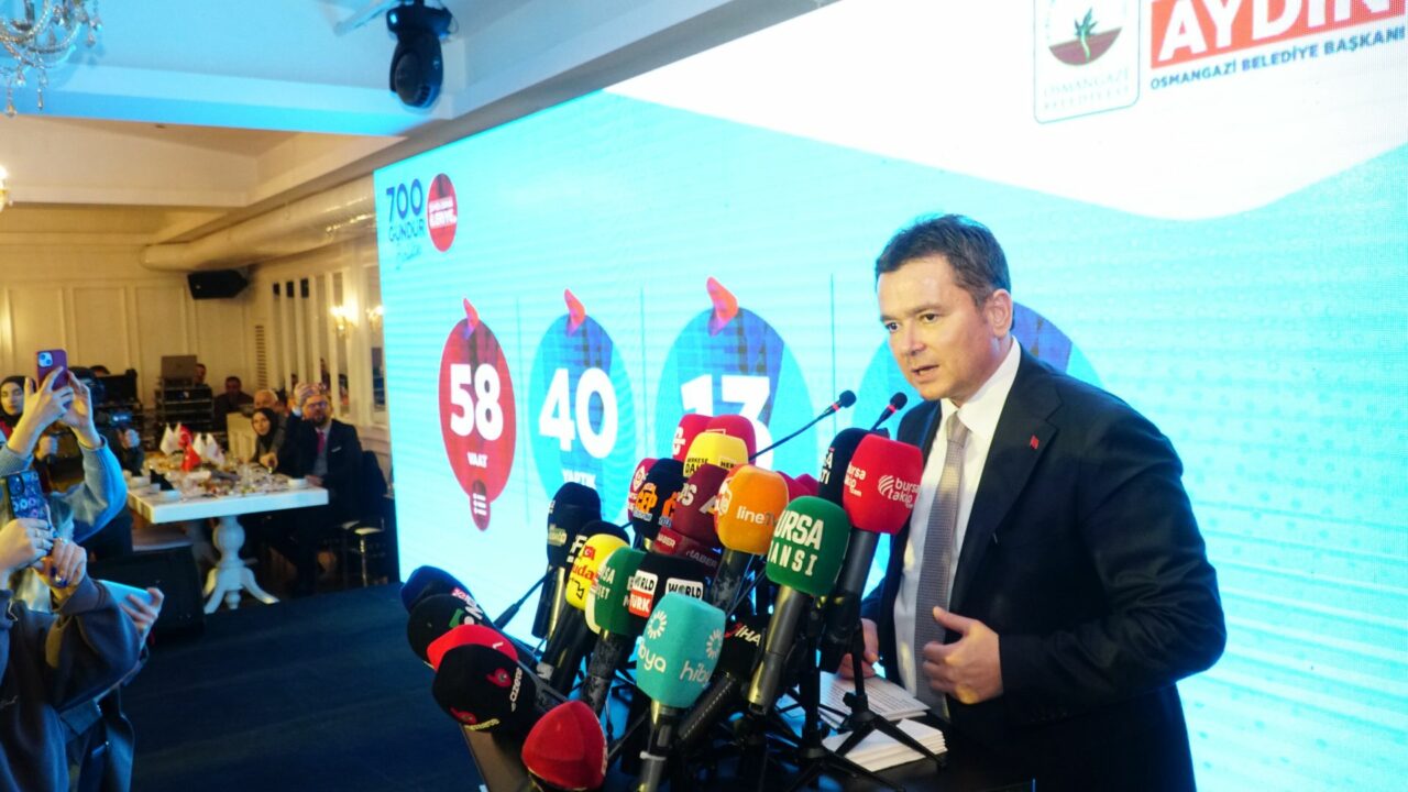 Bursa’da Başkan Aydın 700 gününü anlattı: Vaatlerimizin yüzde 70’i tamamlandı
